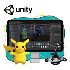 Мир игр на Unity 2D на популярном движке + AI-помощники - КИБЕРшкола программирования для детей, компьютерные курсы для школьников, начинающих и подростков - KIBERone г. Екатеринбург